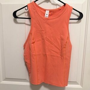 Lululemon Nulux Racerback Cropped Run Tank CRLK Size 8